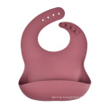 Custom heat-resistant apron, Eco-friendly Baby Silicone Bibs Waterproof Safety soft Baby Feeding Bib